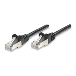 Cavo di rete Patch in Rame Cat. 6 Nero UTP 10 m