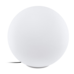 LAMPADA DA ESTERNO SEGNAPASSO 1 X E27 STRUTTURA SFERA POLICARBONATO BIANCO IP65 Ø60
