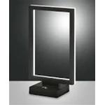 BARD ABATJOUR LAMPADA DA TAVOLO ANTRACITE  PUSH DIMMER H30CM 15W LED LUCE CALDA 1720LM