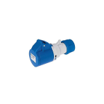 PRESA MOBILE DIRETTA INDUSTRIALE MONTAGGIO RAPIDO IEC 309 2P+T32A BLU ELETTROCANALI 69282