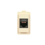 PRESA  RJ45 PLUG CAT 5E UTP SERIE TONDO' COMPATIBILE BTICINO MAGIC