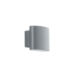 APPLIQUE DA ESTERNO IN ALLUMINIO LED BOXTER SILVER 2X4W 700LM 4000K IP44 12,9X10X8,5CM