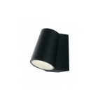APPLIQUE DA ESTERNO LED SINTESI IN ALLUMINIO NERO 6W 390LM 4000K IP44 13X12X7,6CM