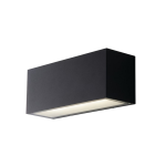 LAMPADA DA PARETE APPLIQUE LED TWIN ANTRACITE 40W 3000LM 4000K IP54 UGR<16 30X10,8X12CM