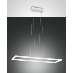 BARD SOSPENSIONE BIANCA 4000K LUCE NATURALE RETTANGOLARE 93X32CM 52W 5400LM DIMMERABILE
