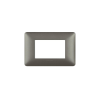 BTICINO MATIX PLACCA 3P IRON 3 POSTI
