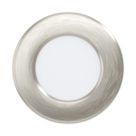 PANNELLO DA INCASSO FUEVA 5 LED 2,7W 4000K 360Lm STRUTTURA METALLO NICKEL SATINATO Ø8.6 Foro Ø7.5