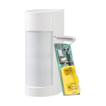 Rilevatore di doppia tecnologia PIR + Microonde 10,525GHz per esterni di 12m, 90°. Antimasking per IR attivo. Discrimina piccole mascote. Logica di processato avanzato SMDA. 16 zone di rilevamento. Gamma di rilevamento regolabile in 5 livelli. Sensibilità