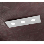 AREA PLAFONIERA RETTANGOLARE 3XGX53 METALLO GRIGIO