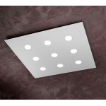 AREA PLAFONIERA 9 X GX53 METALLO GRIGIO