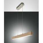 BADIA LAMPADA A SOSPENSIONE 43W 3000K METALLO E LEGNO