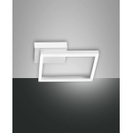 BARD PLAFONIERA APPLIQUE COL BIANCO 27X27CM  22W LED 2250LM 4000K LUCE NATURALE