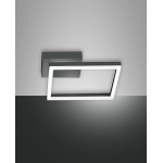 BARD PLAFONIERA APPLIQUE COL ANTRACITE 27X27CM  22W LED 2250LM 4000K LUCE NATURALE