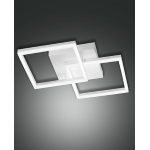 BARD PLAFONIERA DOPPIO QUADRATO COL BIANCO 39W LED 3620LM 4000K 45X45 CM LUCE NATURALE