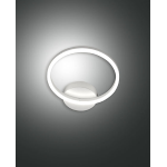APPLIQUE PLAFONIERA GIOTTO BIANCA LED 18W 1620LM D.37X30CM LUCE CALDA