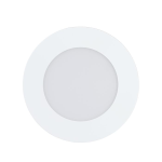 PANNELLO DA INCASSO FUEVA-Z LED 5,4W CAMBIO COLORE 2700K - 6500K CON TELECOMANDO E APP STRUTTURA POLICARBONATO BIANCO Ø12 H2.6 Foro Ø10.5