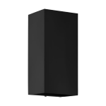 APPLIQUE EREMITANA 2 X GU10 2 X 2,8W 3000K STRUTTURA METALLO NERO IP55 11 x 11 H24