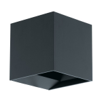 APPLIQUE DA ESTERNO CALPINO 2 X 3,3W LED 3000K 680Lm STRUTTURA ALLUMINIO ANTRACITE IP54 10,5 x 11,5 x H10,5