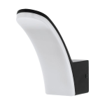 APPLIQUE FIUMICINO DA ESTERNO 11W 1300LM 3000K LED STRUTTURA ALLUMINIO NERO IP44 7 x H18