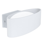 APPLIQUE CHINOA LED 10W 3000K 1100Lm STRUTTURA ALLUMINIO BIANCO IP44 27 x 13.5 H7.5