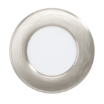 PANNELLO DA INCASSO FUEVA 5 LED 2,7W 3000K 300Lm STRUTTURA METALLO NICKEL SATINATO Ø8.6 Foro Ø7.5