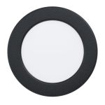 PANNELLO DA INCASSO FUEVA 5 LED 5,5W 4000K 700Lm STRUTTURA METALLO NERO Ø11.7 Foro Ø10.5
