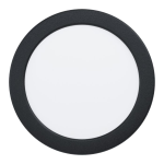 PANNELLO DA ICNASSO FUEVA 5 LED 10,5W 4000K 1350Lm STRUTTURA METALLO NERO Ø16.6 Foro Ø15.5