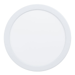PANELLO DA INCASSO FUEVA 5 LED 16,5W 3000K 1800Lm STRUTTURA METALLO BIANCO Ø21.6 Foro Ø20.5