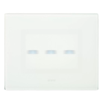 PLACCA AVE TOUCH VERDE ACQUA 3 MODULI AVE