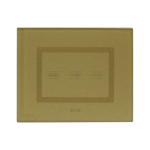 PLACCA AVE TOUCH VETRO ORO 3 MODULI AVE