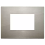 Placca Classic 3M acciaio spazzolato SERIE VIMAR ARKÈ