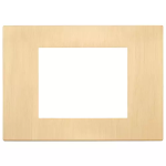 Placca 3M ORO SPAZZOLATO METALLO SERIE VIMAR LINEA