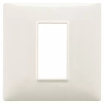 Placca 1M bianco granito TECNOPOLIMERO SERIE VIMAR PLANA