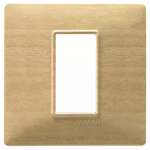 Placca 1M frassino 1 MODULO LEGNO SERIE VIMAR PLANA