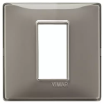 Placca 1M Reflex cenere 1 MODULO TECNOPOLIMERO SERIE VIMAR PLANA
