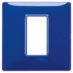 Placca 1M Reflex zaffiro 1 MODULO TECNOPOLIMERO SERIE VIMAR PLANA