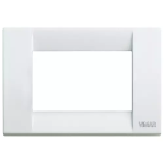 Placca Classica 3M bianco 3 MODULI METALLO PRESSOFUSO SERIE VIMAR IDEA 