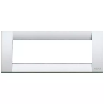 Placca Classica 6M argento METALLO SERIE VIMAR IDEA