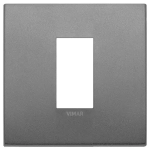 Placca Classic 1M ardesia matt METALLO SERIE VIMAR ARKÈ