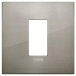 Placca Classic 1M acciaio spazzolato METALLO SERIE VIMAR ARKÈ