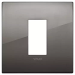 Placca Classic 1M cromo nero METALLO SERIE VIMAR ARKÈ