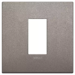 Placca Classic 1M titanio matt METALLO SERIE VIMAR ARKÈ