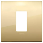 Placca Classic 1M oro METALLO SERIE VIMAR ARKÈ