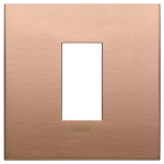 Placca Classic 1M rame spazzolato METALLO SERIE VIMAR ARKÈ