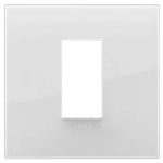 Placca Classic 1M Reflex ghiaccio TECNOPOLIMERO SERIE VIMAR ARKÈ