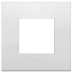 Placca Classic 2M polar METALLO SERIE VIMAR ARKÈ