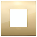 Placca Classic 2M oro METALLO SERIE VIMAR ARKÈ