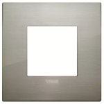 Placca Classic 2M acciaio spazzolato METALLO SERIE VIMAR ARKÈ