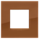 Placca Classic 2M Reflex caramel TECNOPOLIMERO SERIE VIMAR ARKÈ