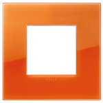 Placca Classic 2M Reflex orange TECNOPOLIMERO SERIE VIMAR ARKÈ